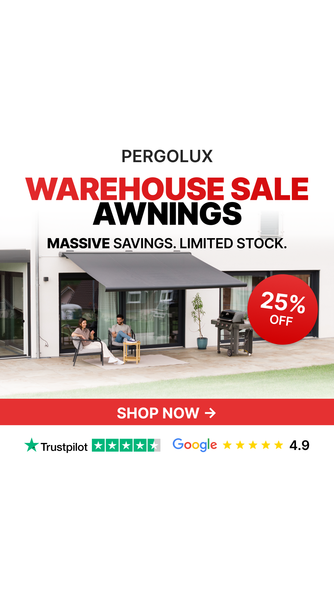 pergolux.au Facebook ad
