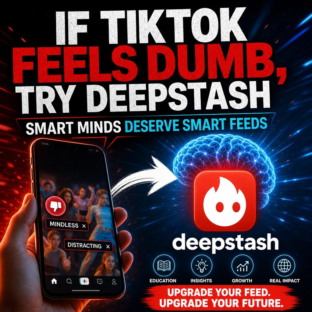 Deepstash Facebook ad