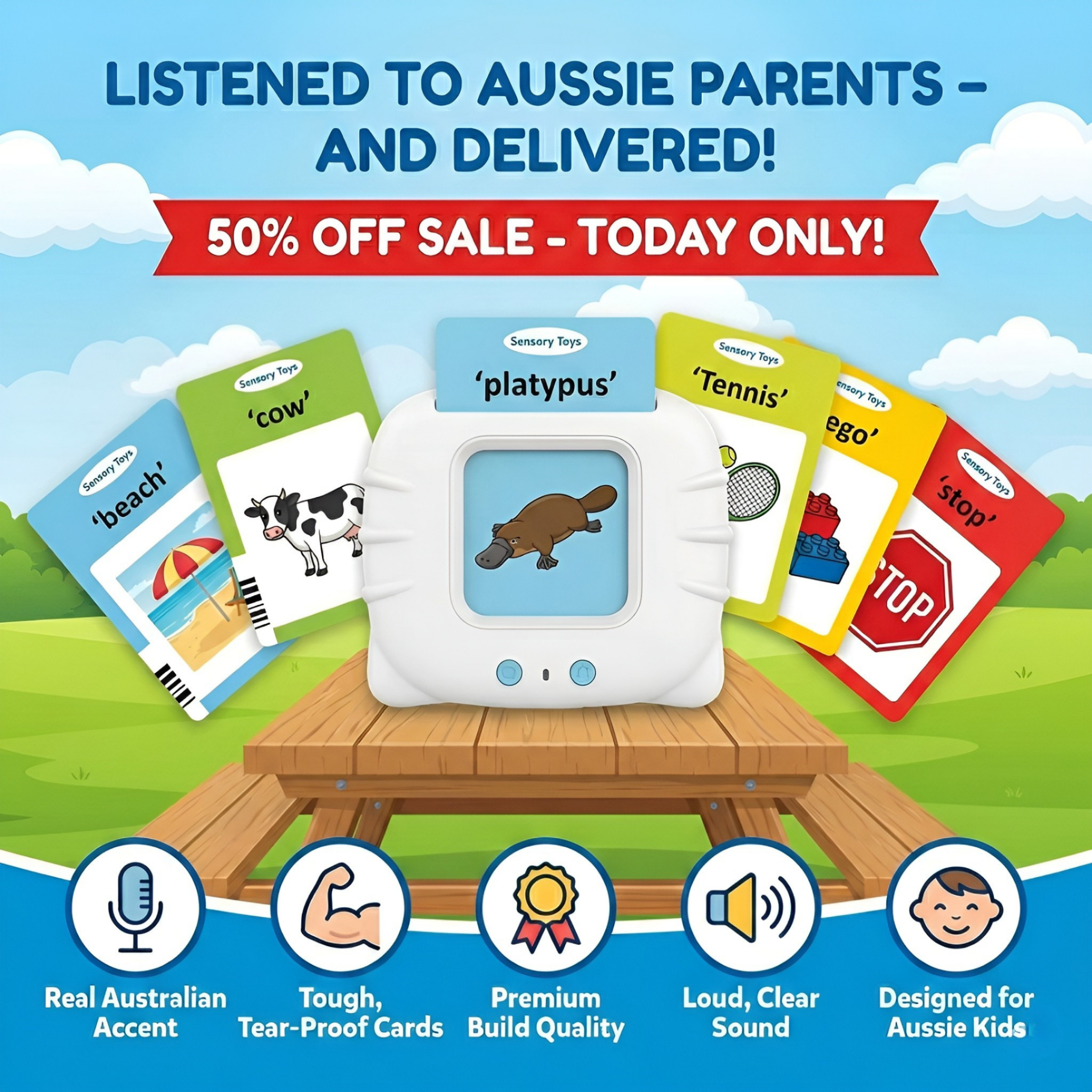 Sensory Toys Facebook ad