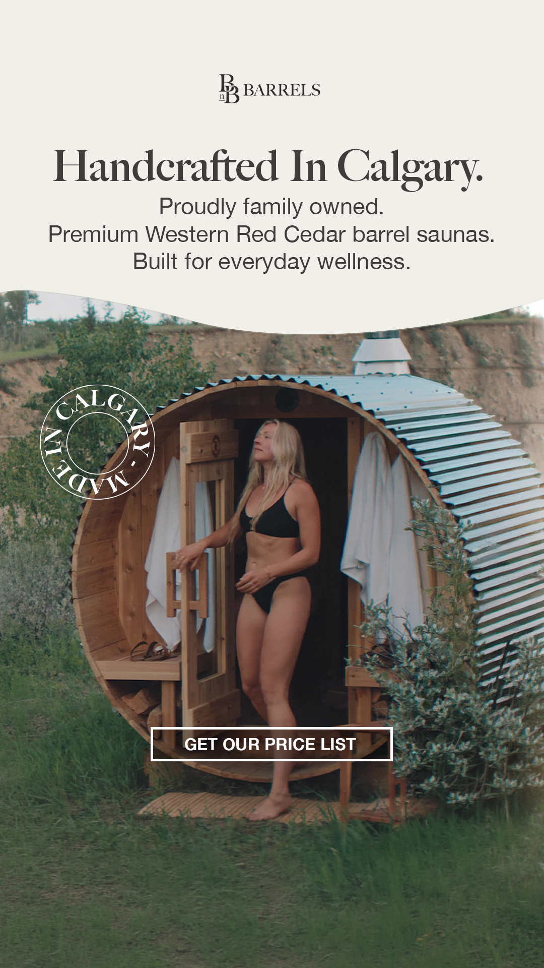 BnB Barrels Facebook ad