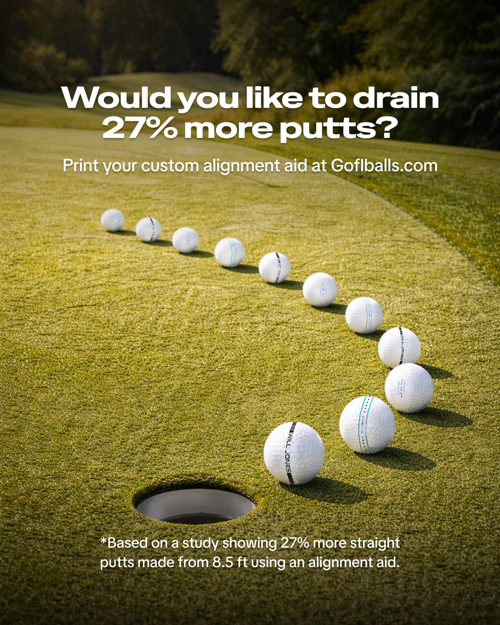 Golfballs.com Facebook ad