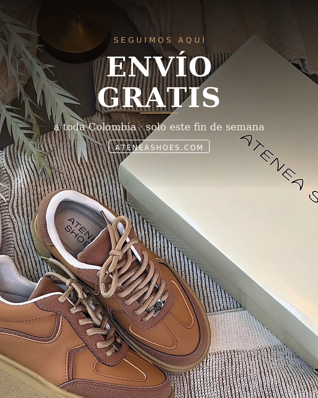 Ateneashoes_bga Facebook ad: Envío gratis este fin de semana
