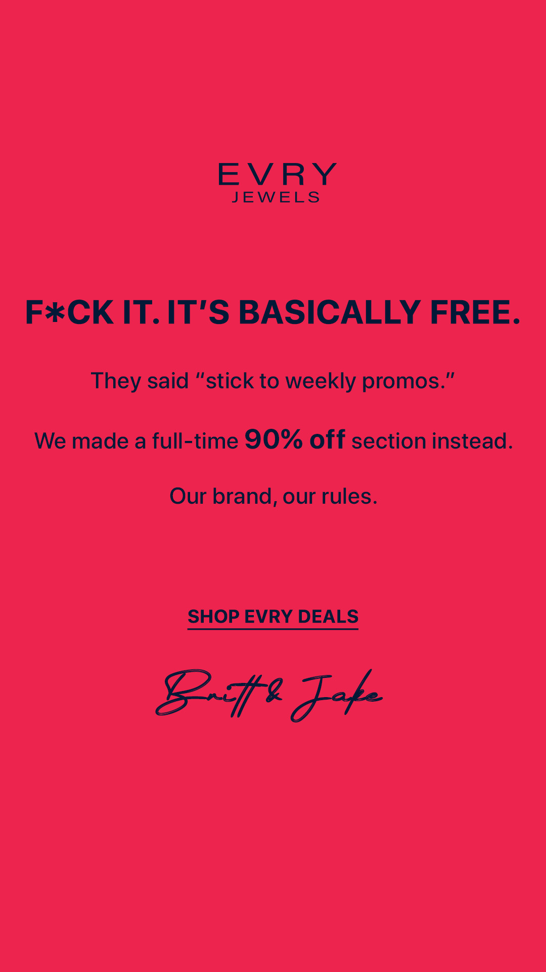 evryjewels Facebook ad