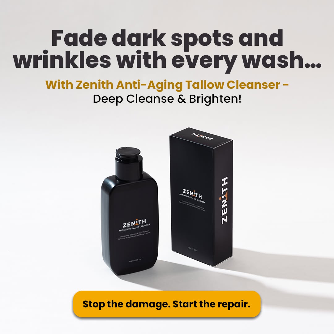 Zenith PH - Anti-Aging Tallow Cleanser Facebook ad: The Miracle Cleanser For Men