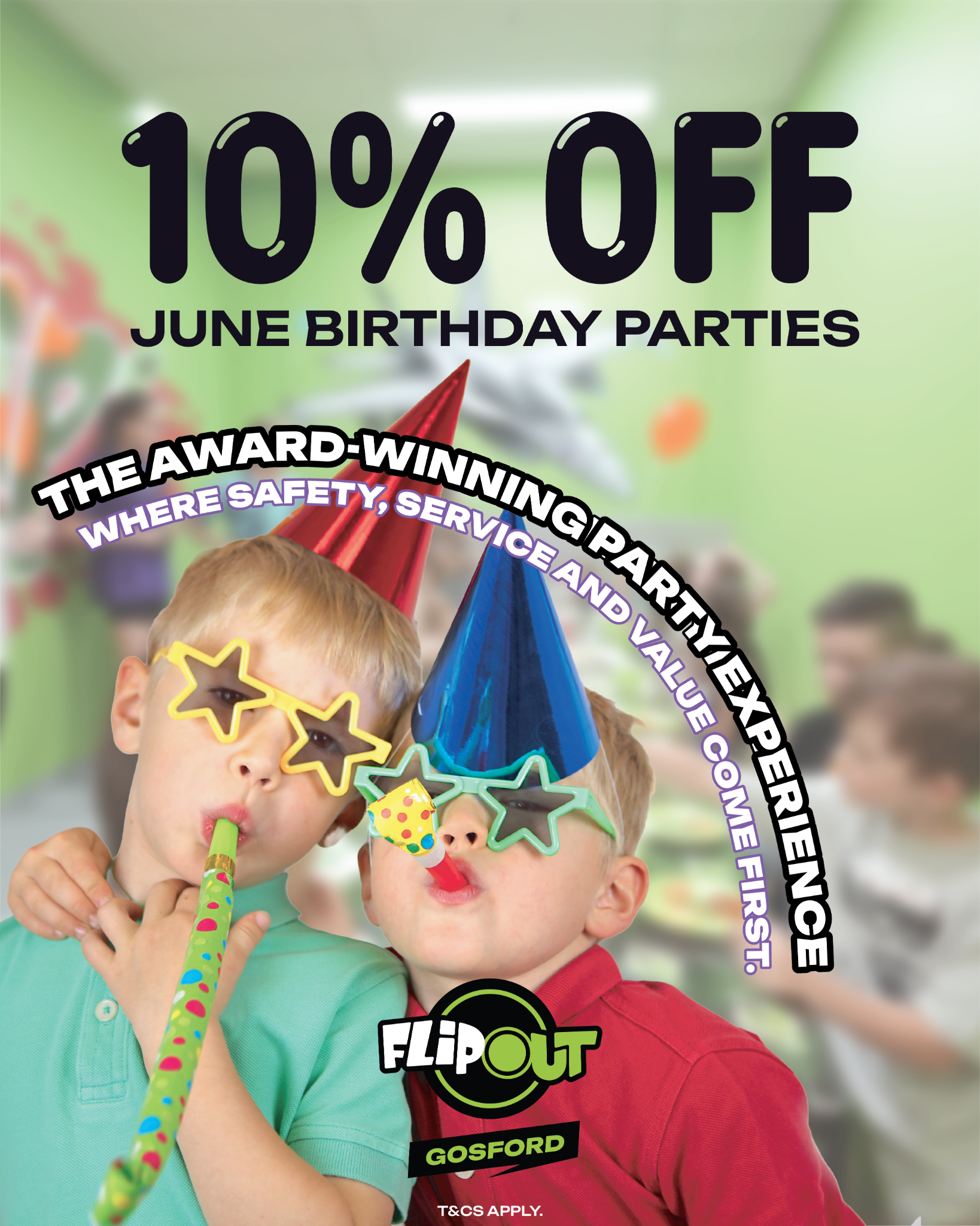 Flip Out Australia Facebook ad