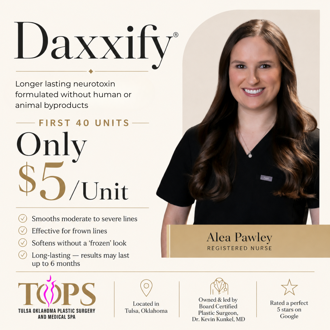 Tulsa Oklahoma Plastic Surgery/TOPS Medical Spa Facebook ad