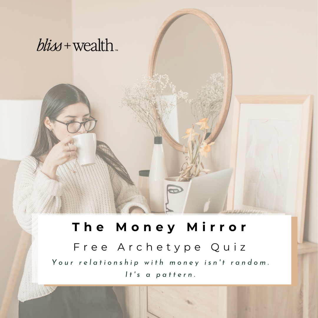 Bliss + Wealth Facebook ad: Which money archetype are you?