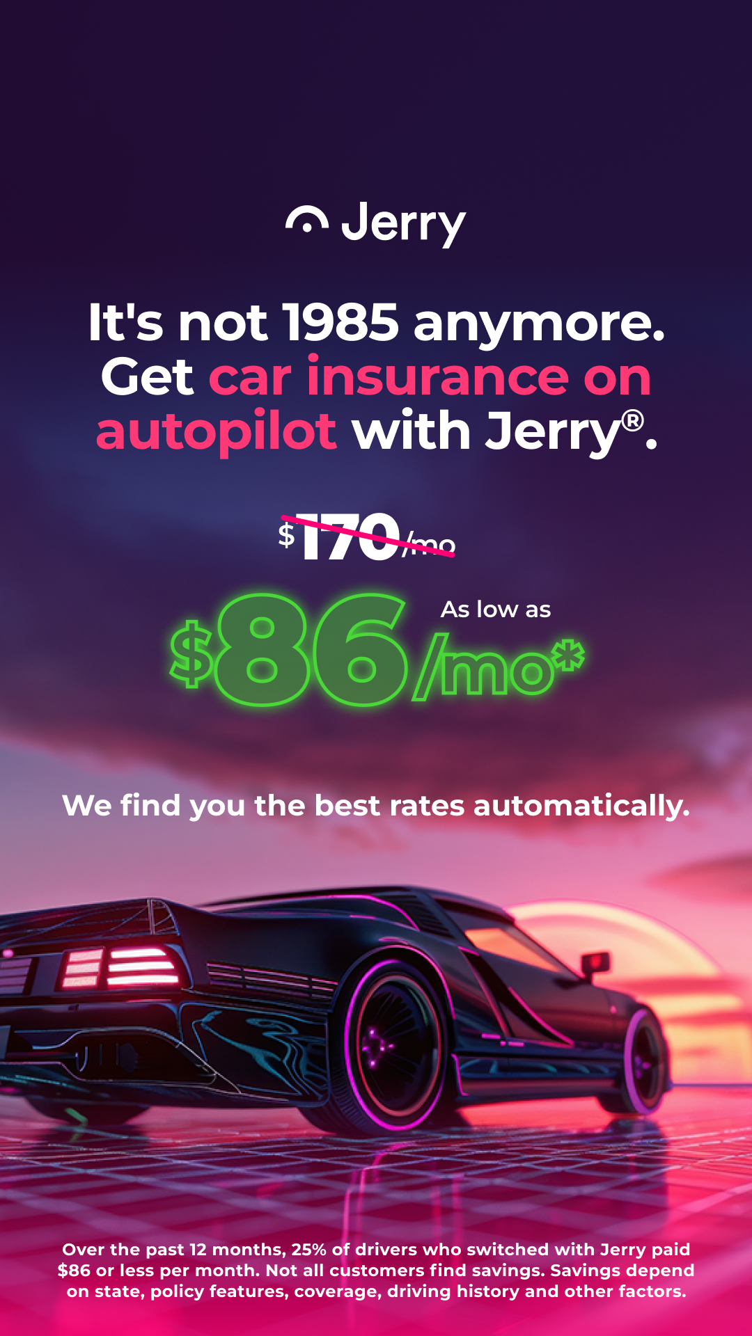 Jerry.ai Facebook ad