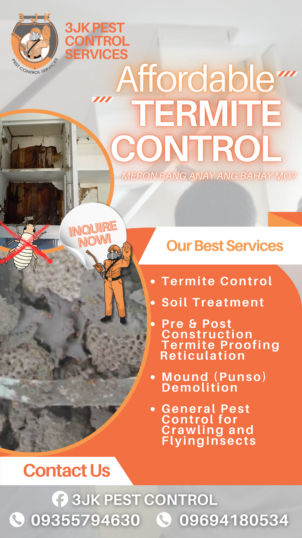 3JK Pest Control Services Facebook ad: ๐๐ฎ๐ซ๐, ๐ฆ๐๐๐๐ฌ๐๐ก๐๐ง, ๐๐ญ ๐๐ฉ๐๐ค๐ญ๐ข๐๐จโฆ