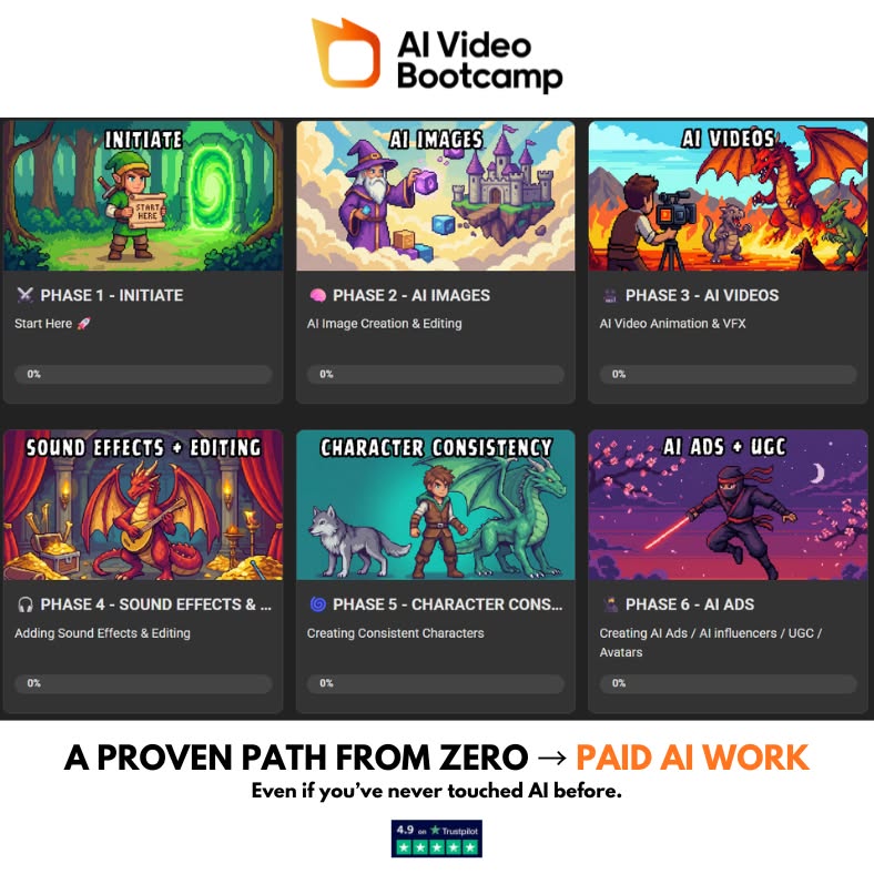 AI Video Bootcamp Facebook ad