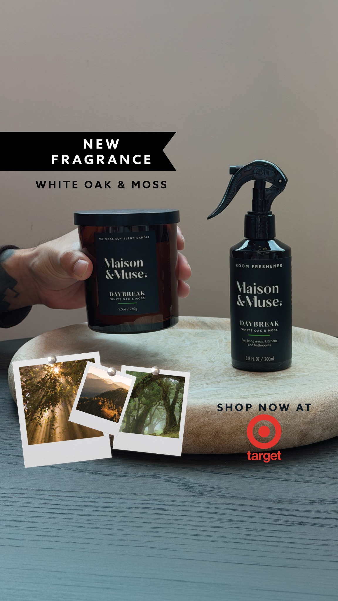 Maison&Muse. Facebook ad: NEW Maison&Muse Fragrance Daybreak