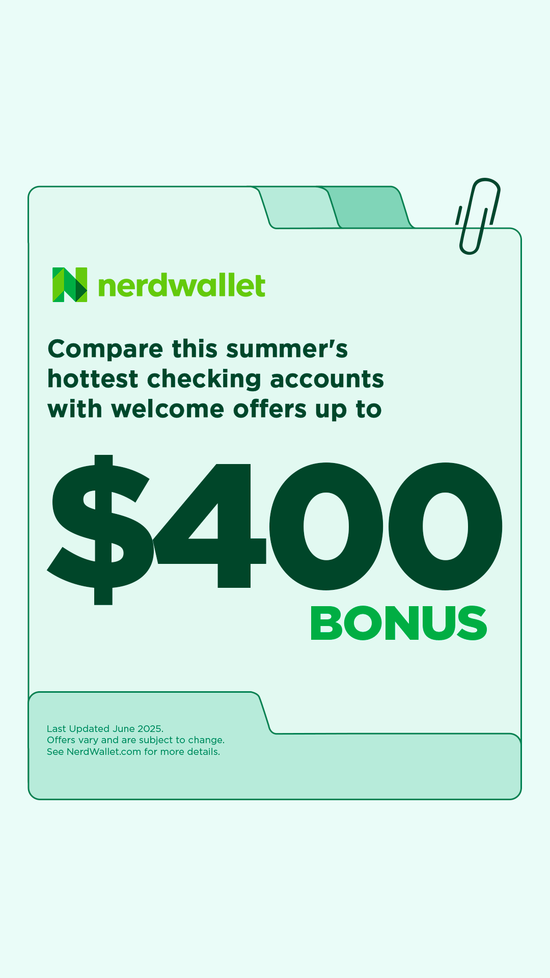 NerdWallet Facebook ad