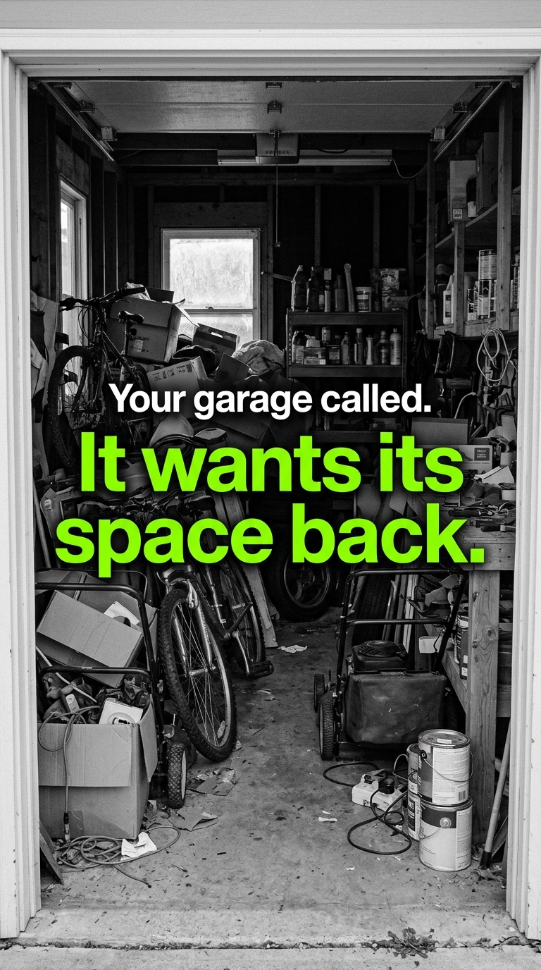 Certified Training Facebook ad: Reclaim Your Garage