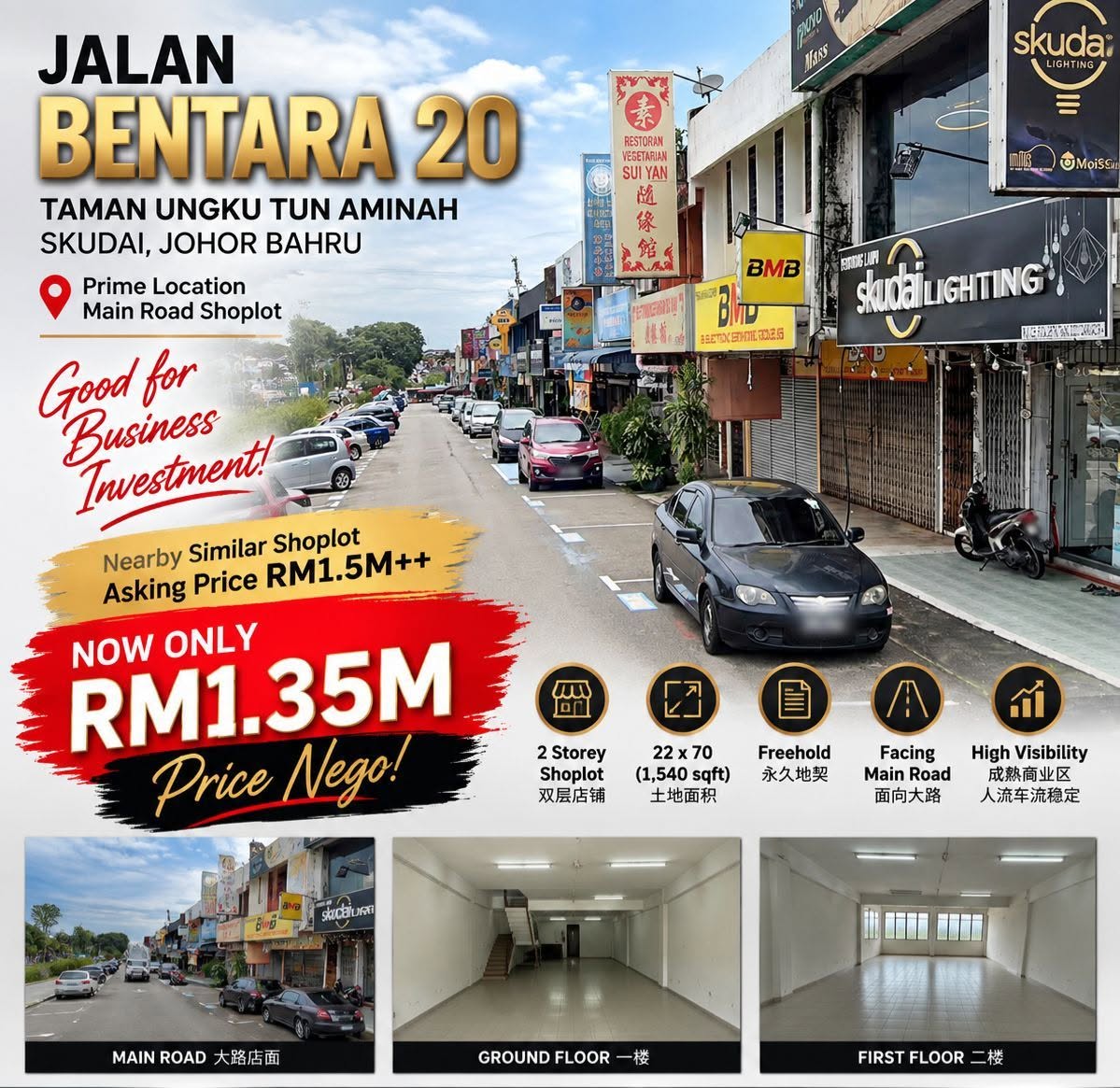 Jaz Lee Property - Johor Bahru Facebook ad