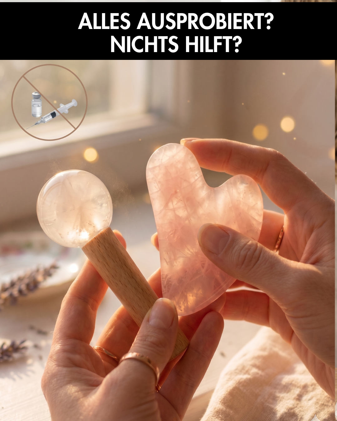 Jolie au naturel Facebook ad: Dein Gesicht sieht morgens aus als hättest du nicht…