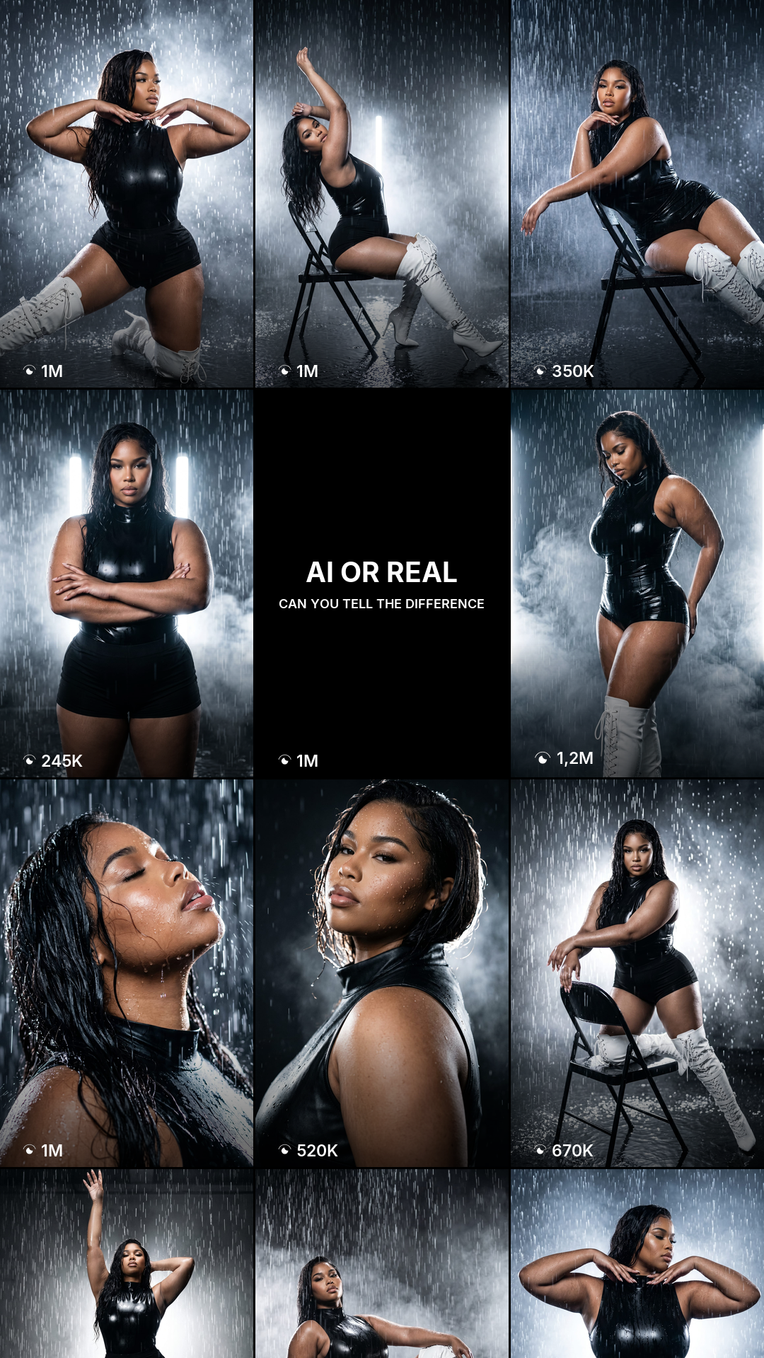 Glam AI: AI Content Generator App Facebook ad