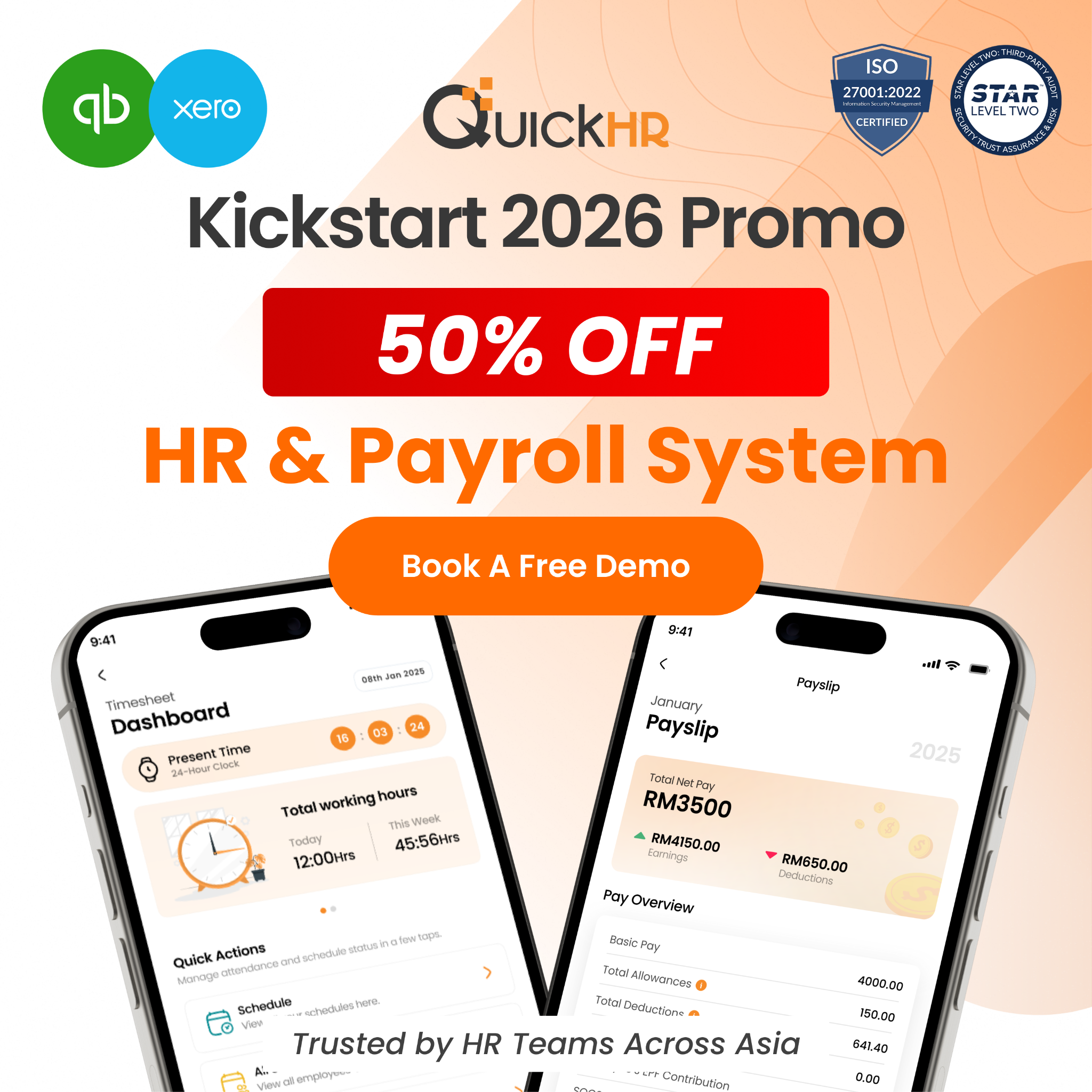 QuickHR Facebook ad