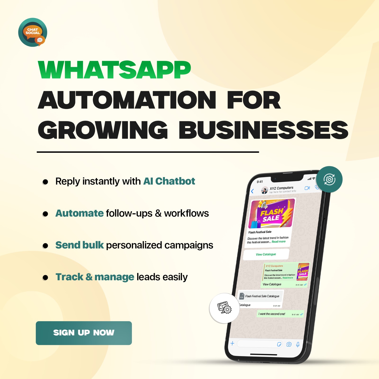 ChatSocial Facebook ad
