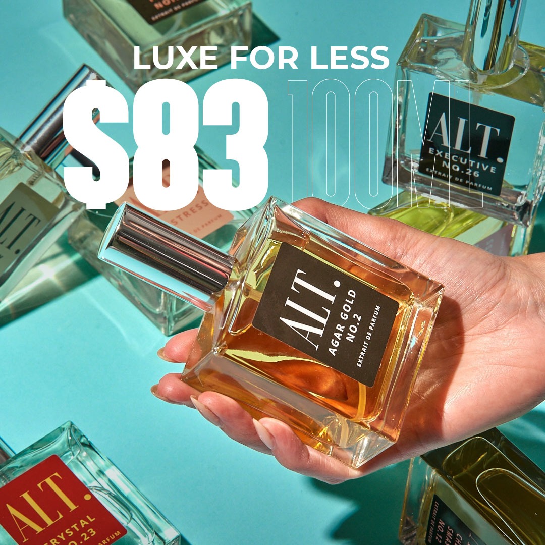 ALT. Fragrances Facebook ad