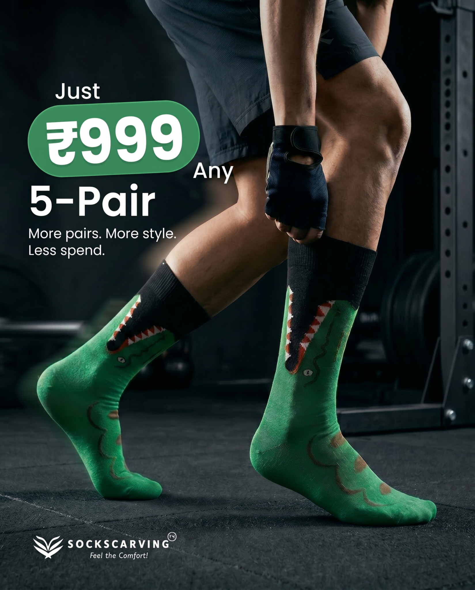 Sockscarving India Facebook ad