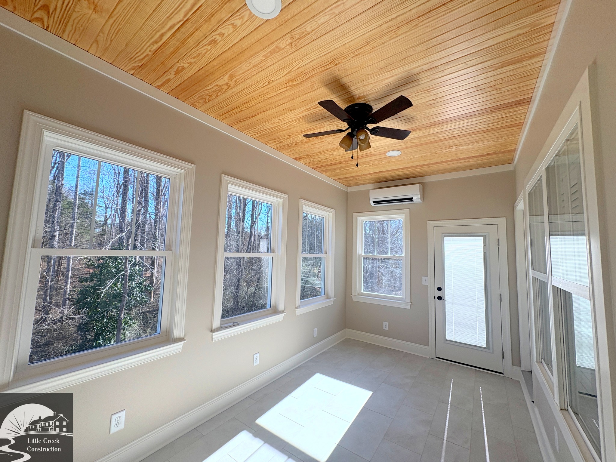Little Creek Construction Facebook ad: From screen porch to year-round comfort!
