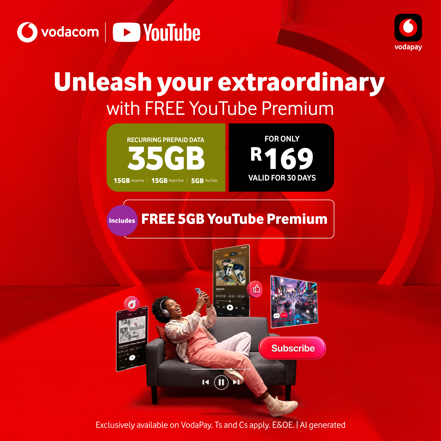 Vodacom Facebook ad