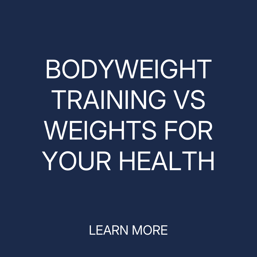 Daily Advisor Facebook ad: Bodyweight Training vs Weights