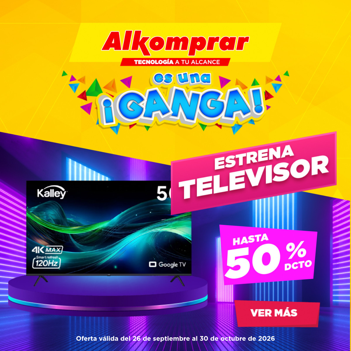 Alkomprar Facebook ad: Ofertas Mega Tecno