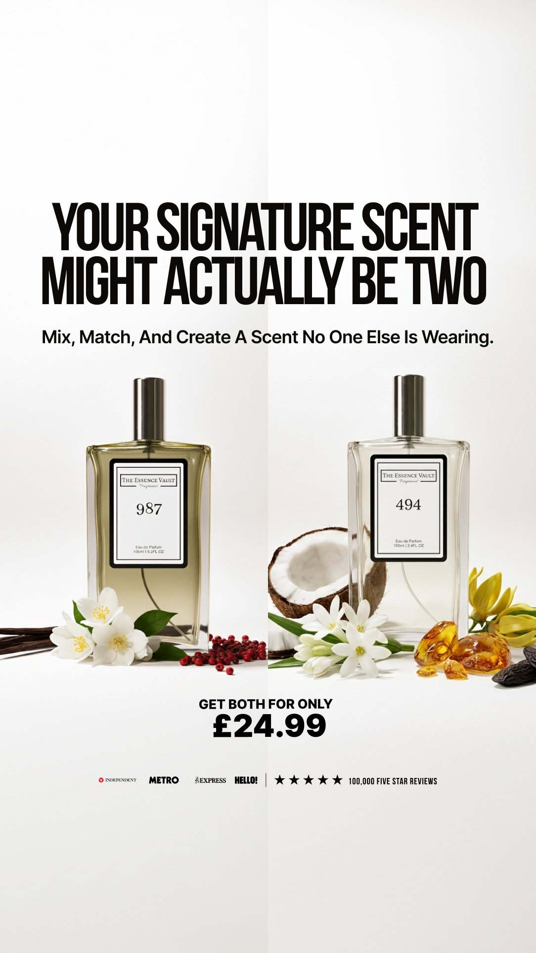 The Essence Vault Facebook ad
