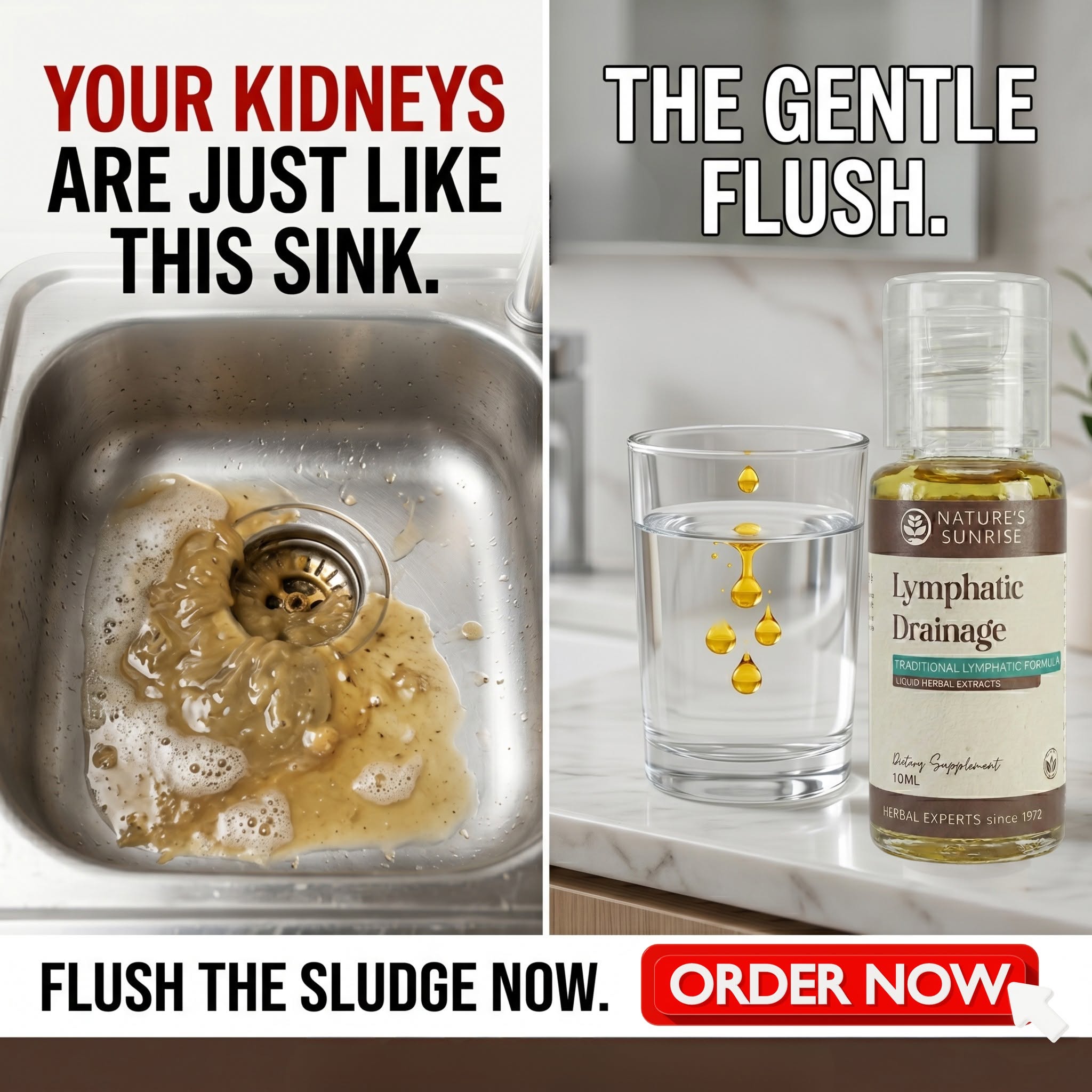 Nature's Sunrise - Lymphatic Support Drops Facebook ad