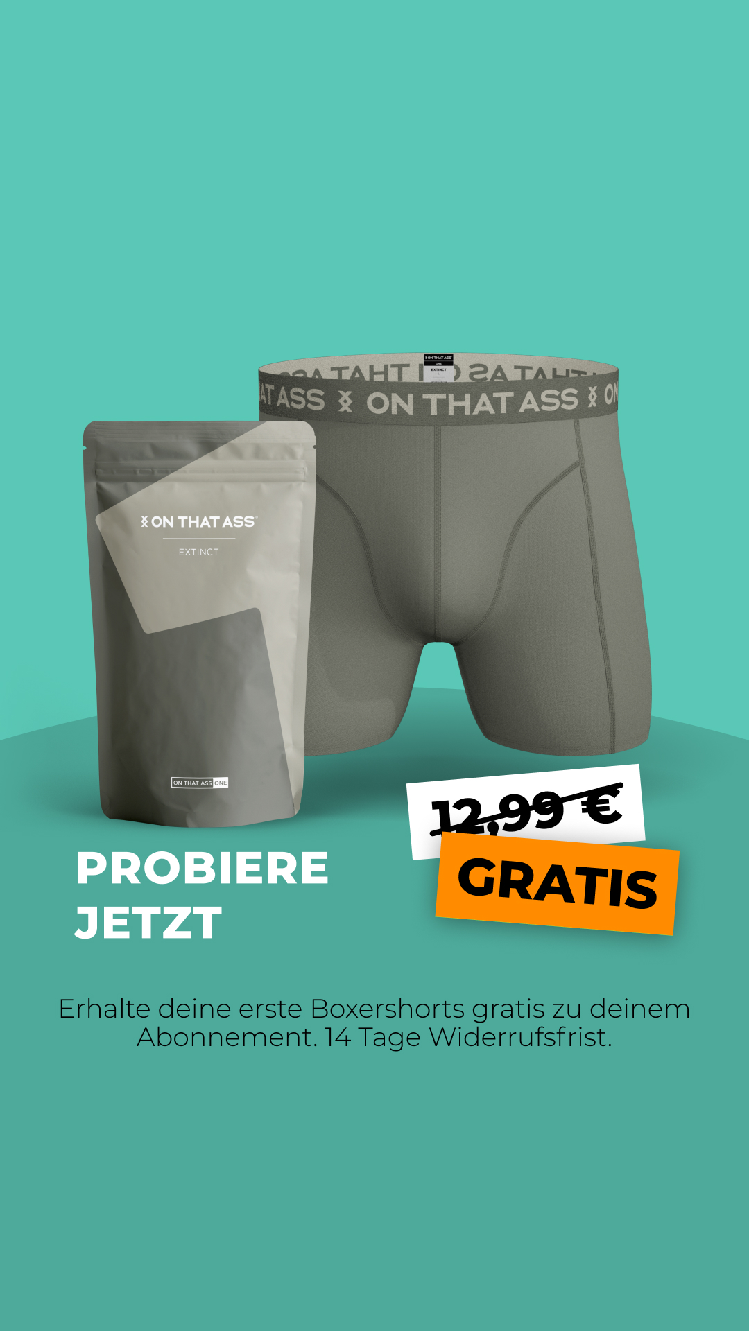 ON THAT ASS Facebook ad
