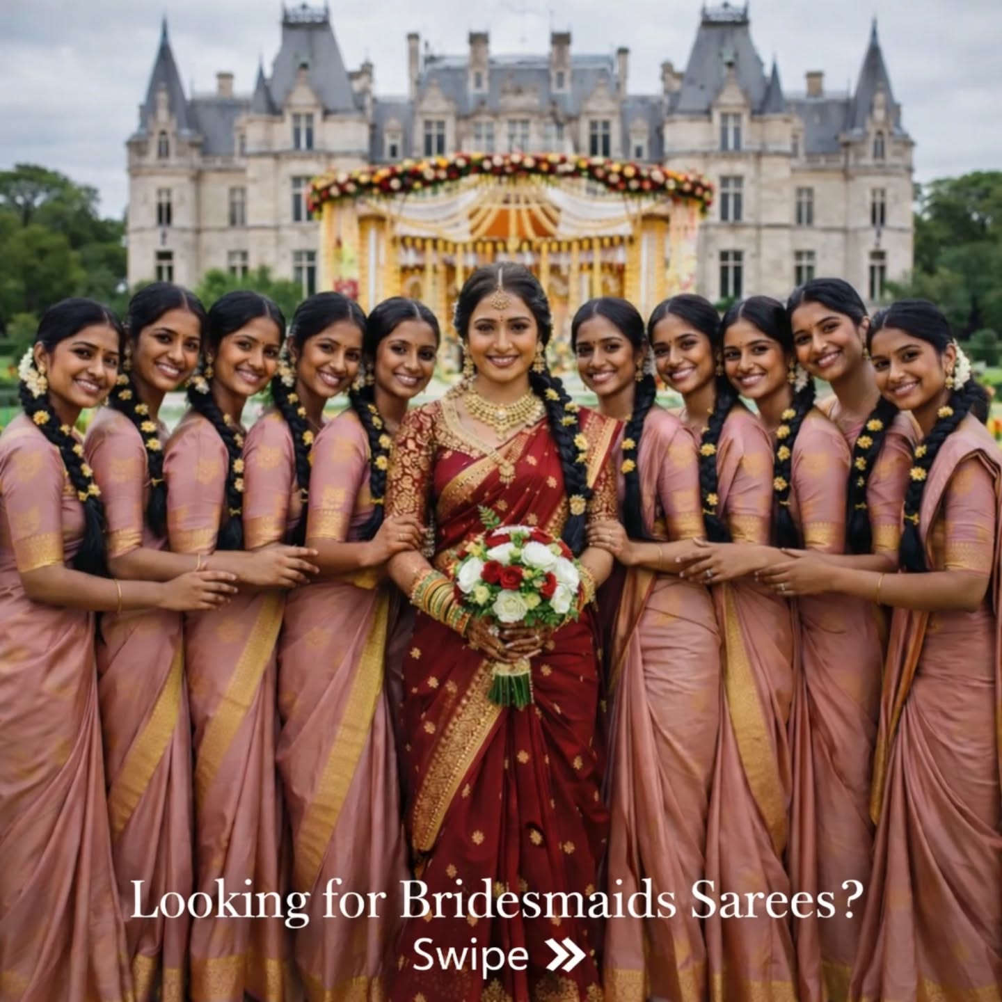 DBlossoms Boutique Facebook ad: Premium Kanchi Soft Silk Sarees.