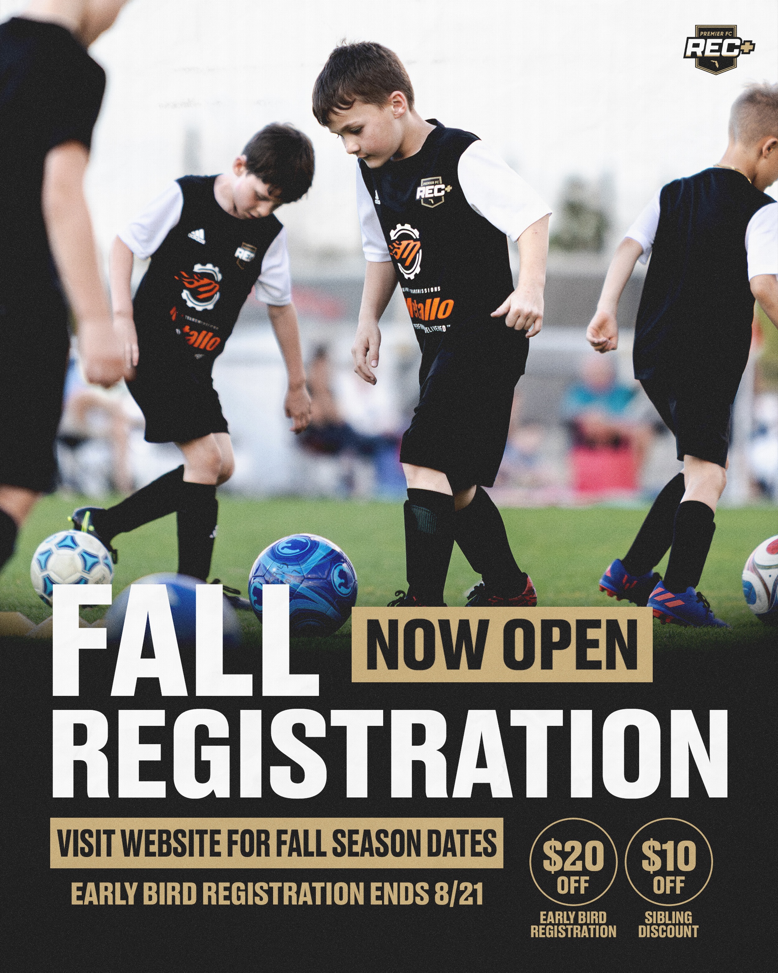Florida Premier FC Facebook ad