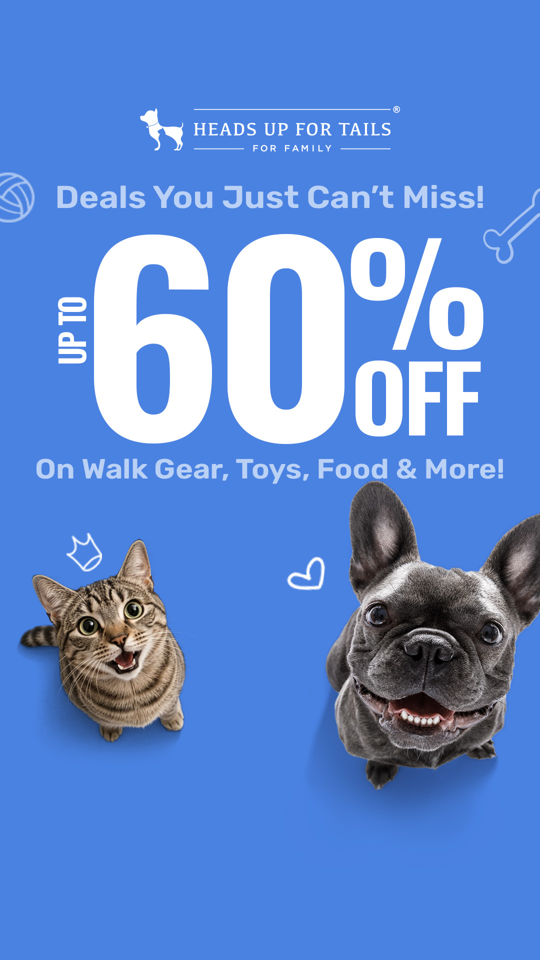 Heads Up For Tails Facebook ad