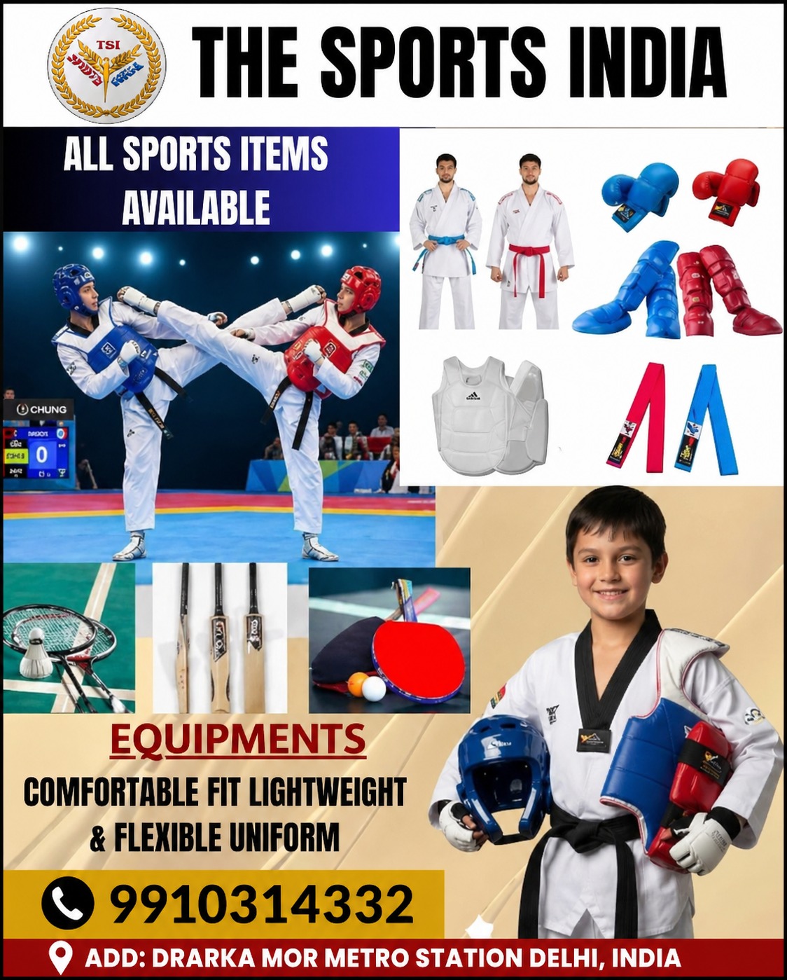 The Sport India Facebook ad: Shop Now