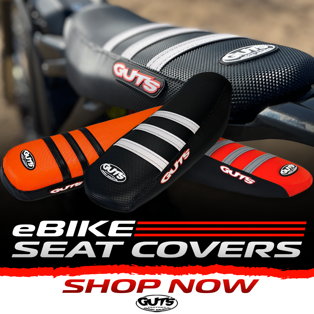 Guts Racing Facebook ad: Customize Your eBike Today!