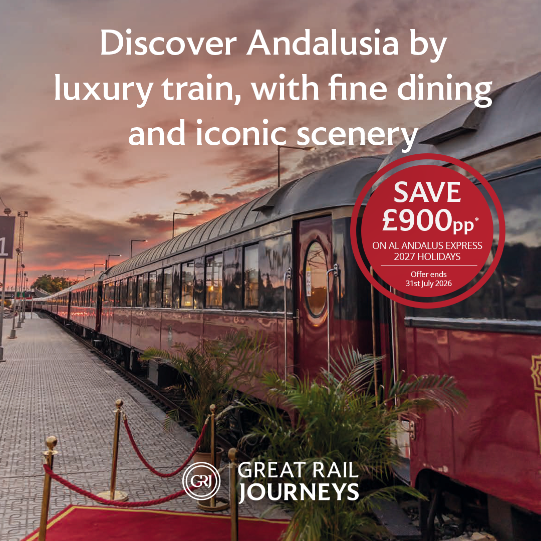 Great Rail Journeys Facebook ad