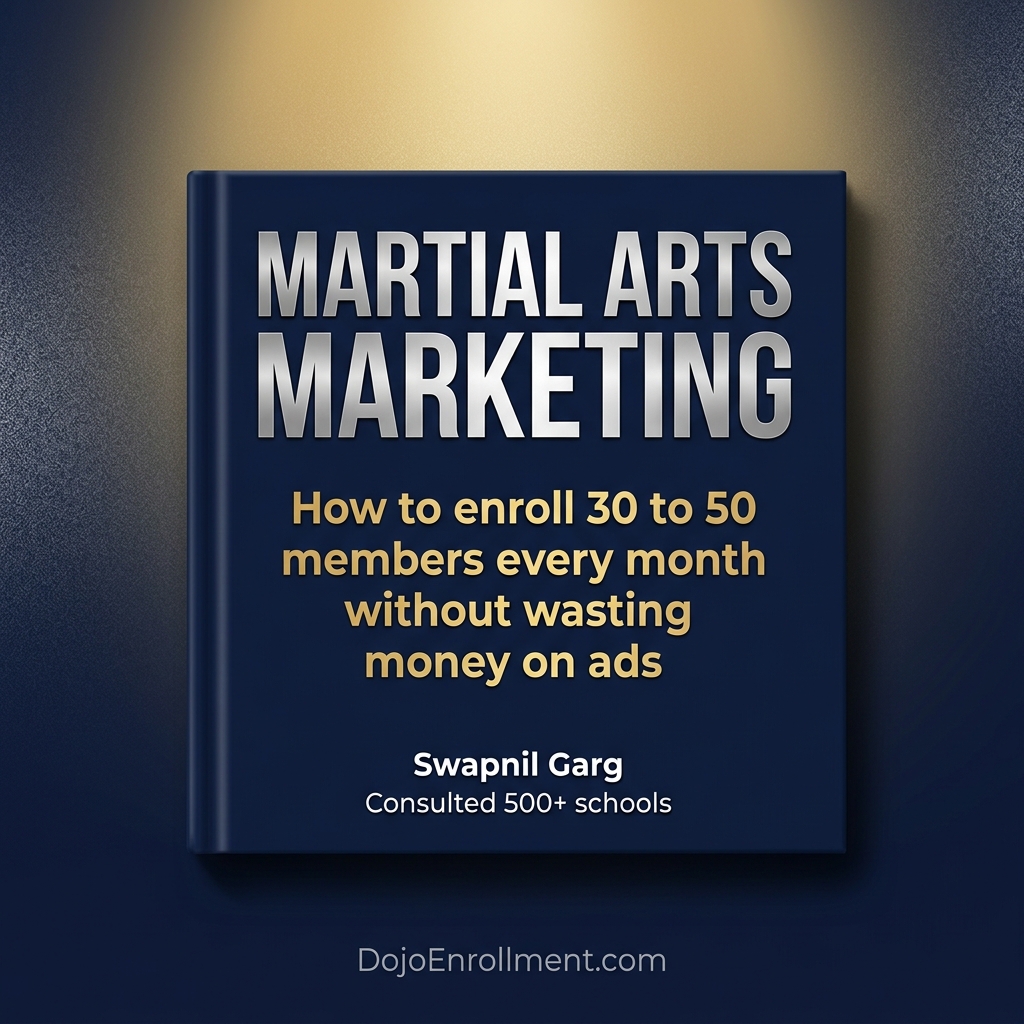 Swapnil Garg - Martial Arts School Growth Facebook ad: GET THIS MARTIAL ARTS MARKETING BOOK