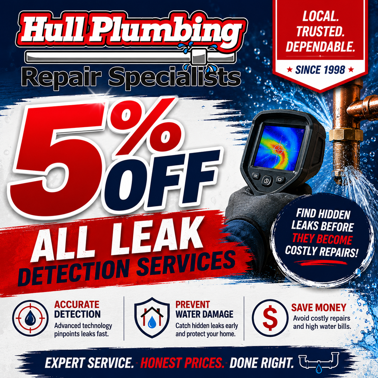 Hull Plumbing, Inc. Facebook ad