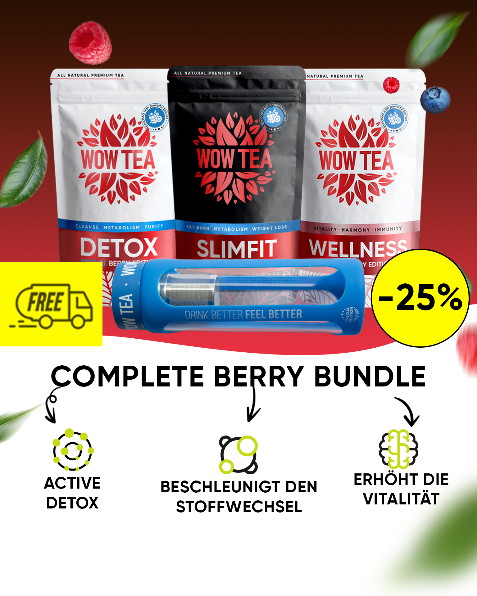 WOW Tea Österreich Facebook ad