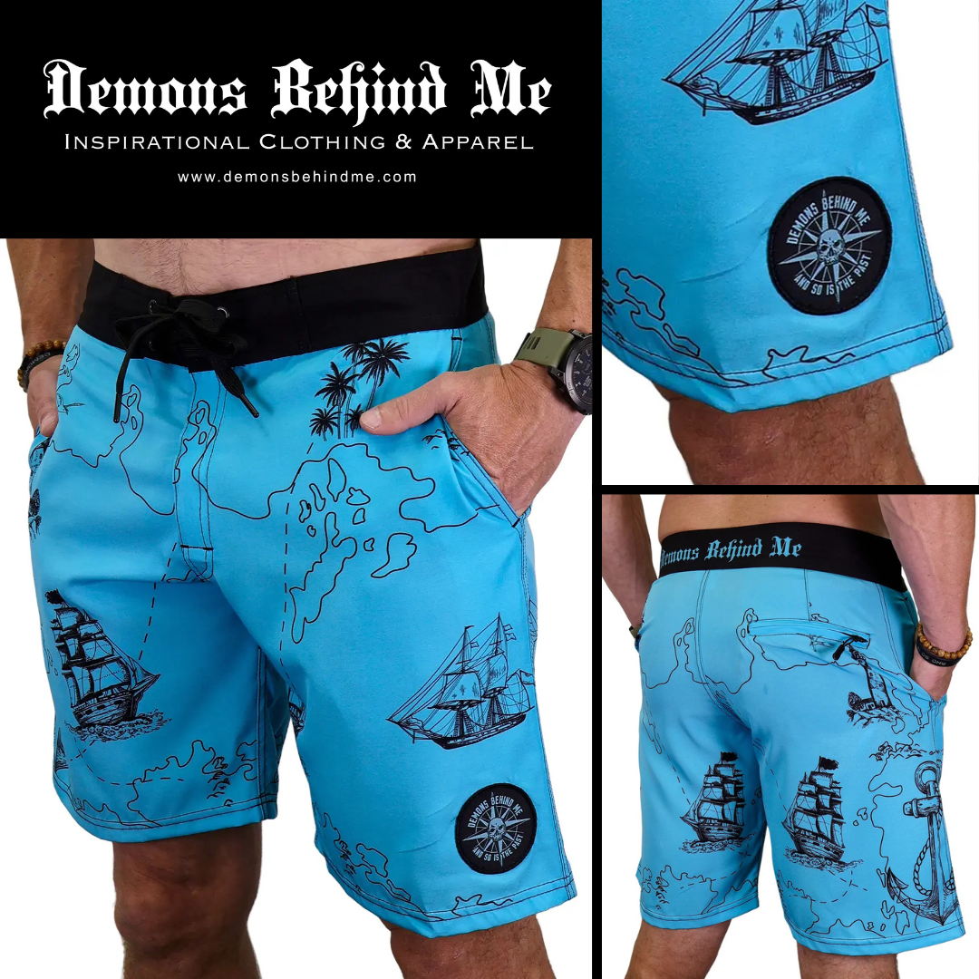 Demons Behind Me Inspirational Clothing & Apparel Facebook ad