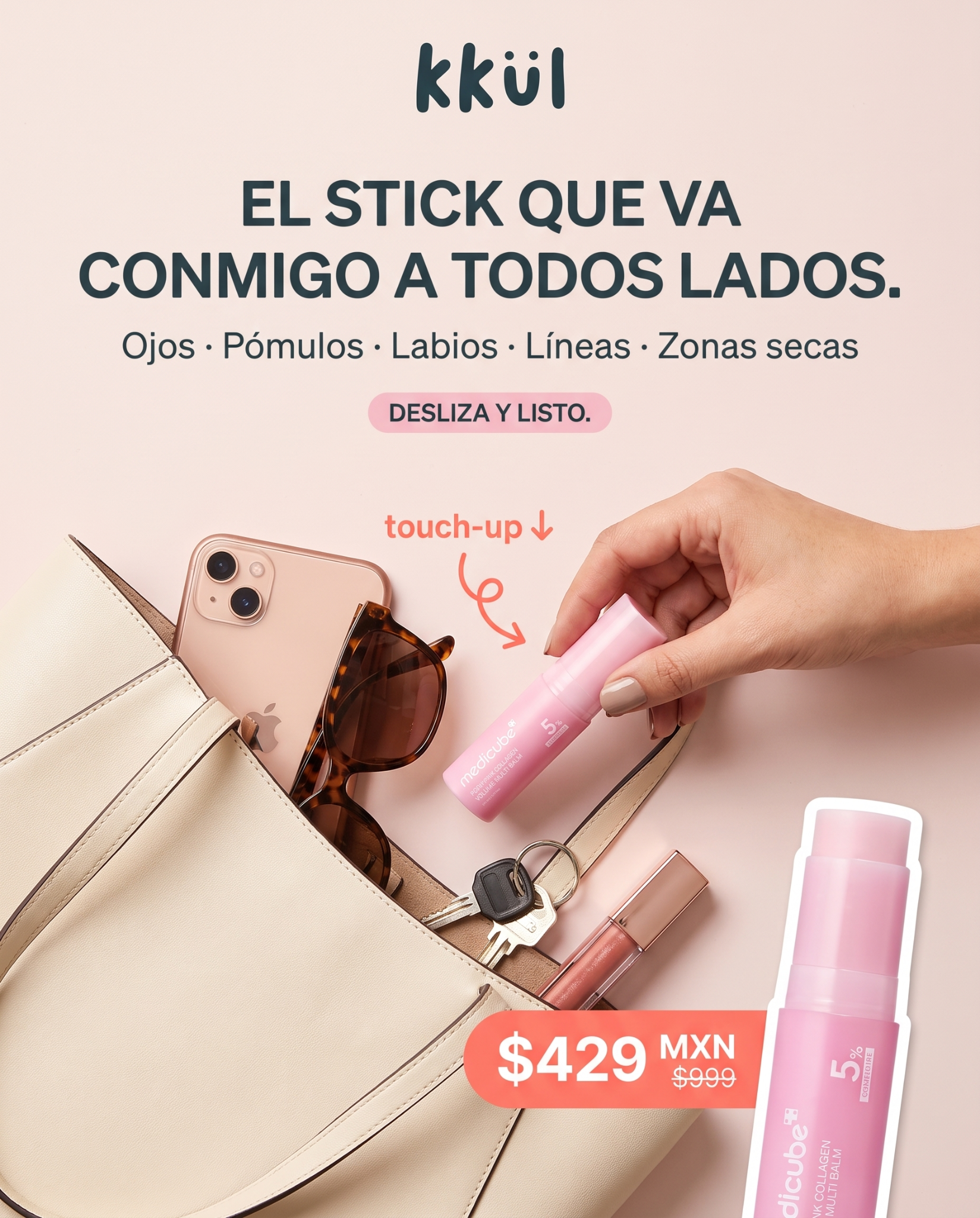 Tienda KKUL - K Beauty Facebook ad: Ahora $429