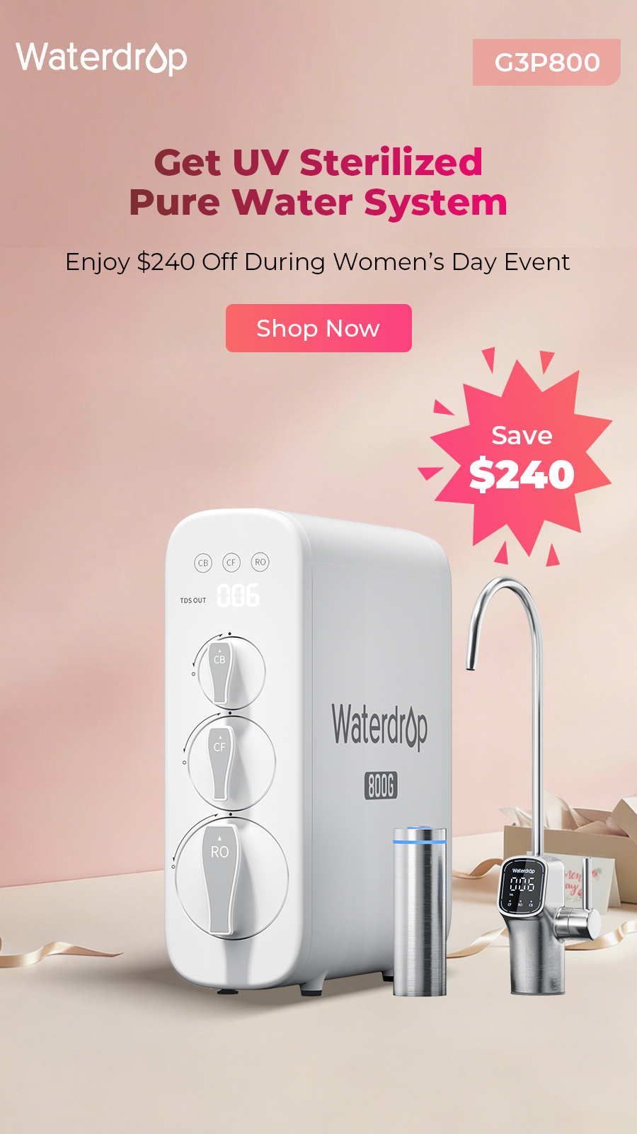 Waterdrop Filter Facebook ad