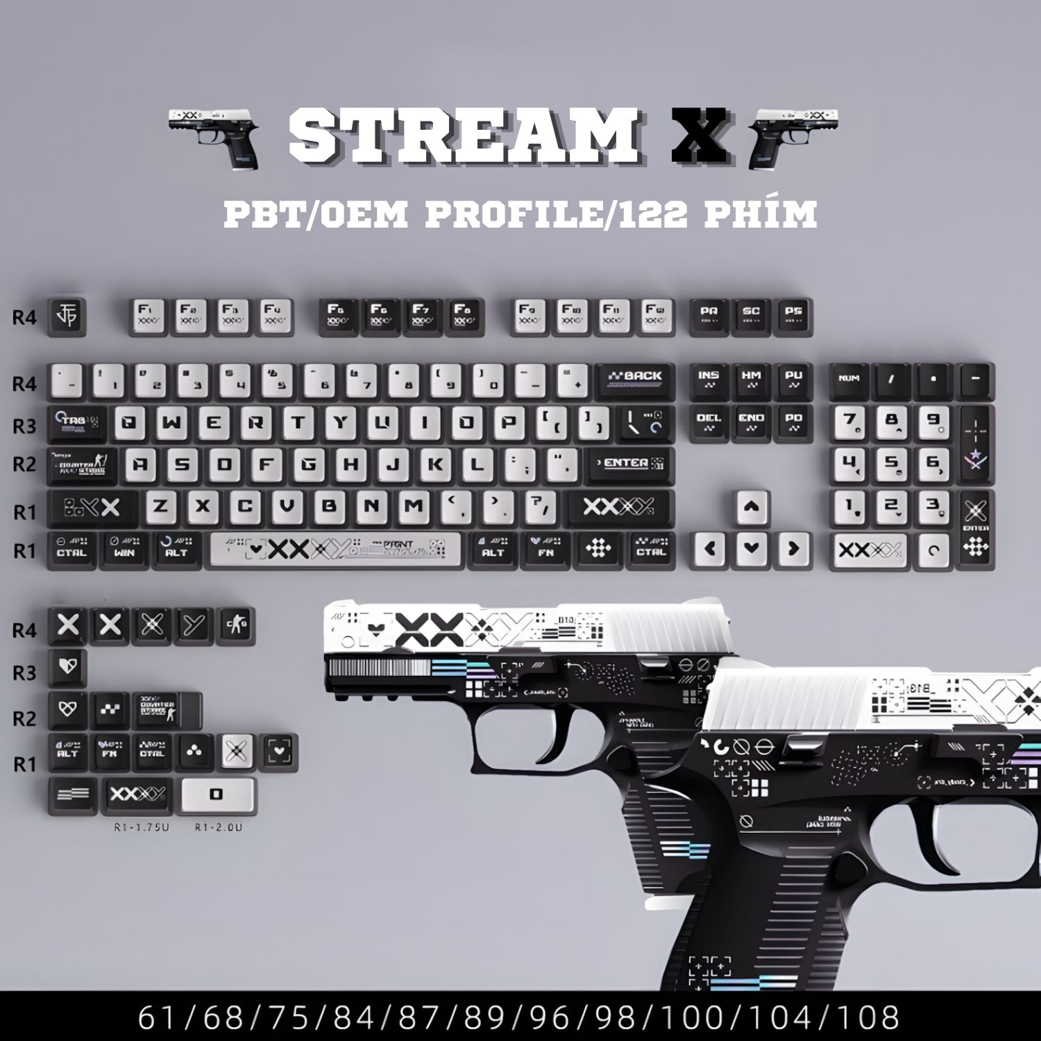Lắc Đầu Facebook ad: KEYCAP PUDDING SIDE XUYÊN LED CẠNH - CÂN…