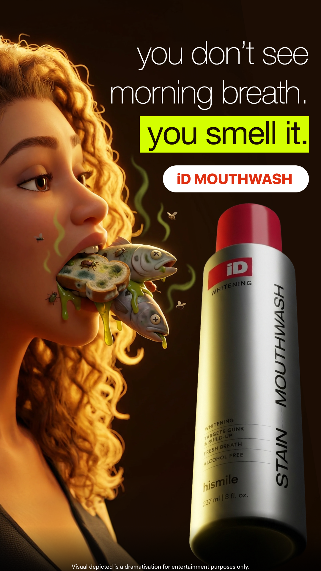 Hismile Facebook ad