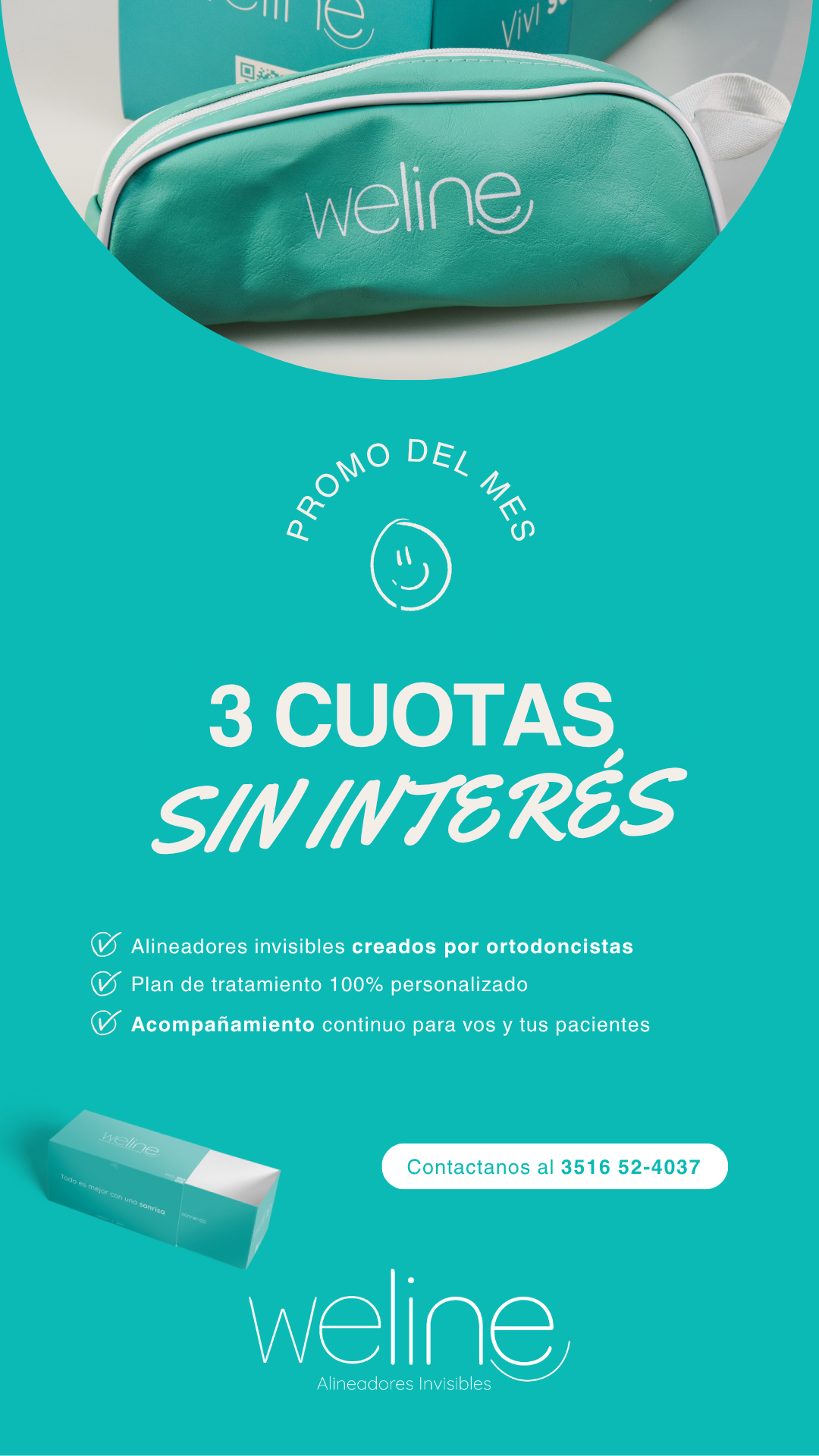 Weline Alineadores Facebook ad from Aug 26, 2025