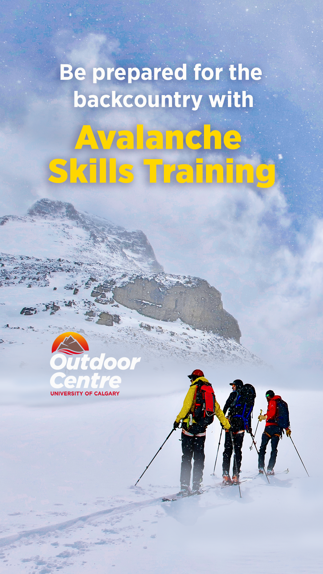 University of Calgary Outdoor Centre Facebook ad from Jan 15, 2026