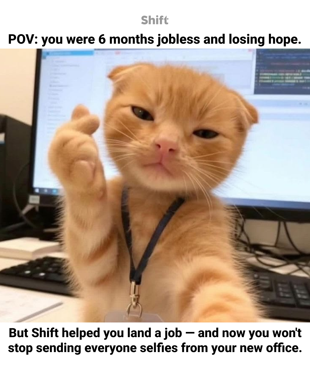 Shift - Transform Your Career Facebook ad