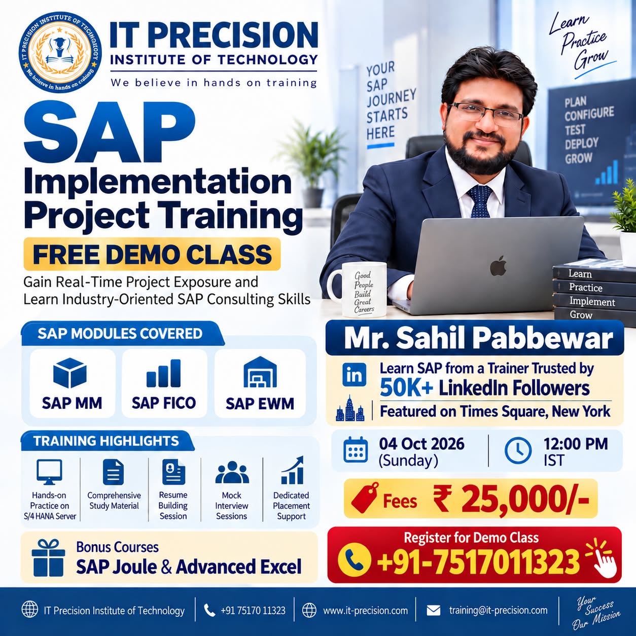 It Precision Institute of Technology Facebook ad: IT Precision