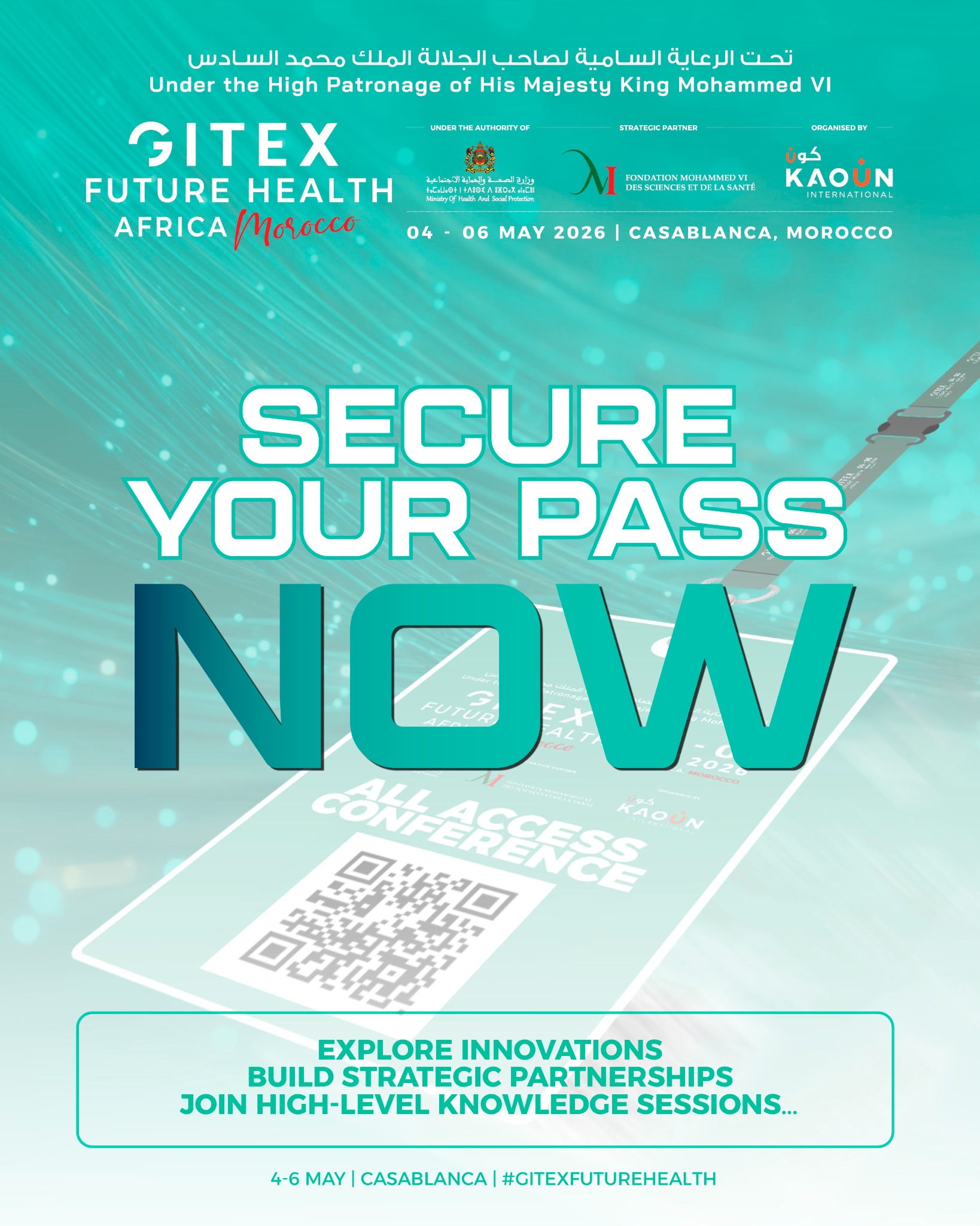 GITEX Future Health Facebook ad: Whether you want to explore cutting-edge innovations…